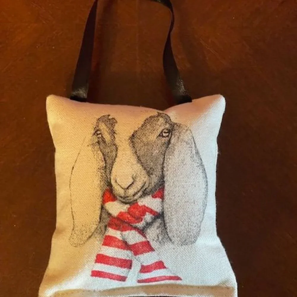Decoration Eric & Christopher Goat Print Hanging‎ Mini Pillow